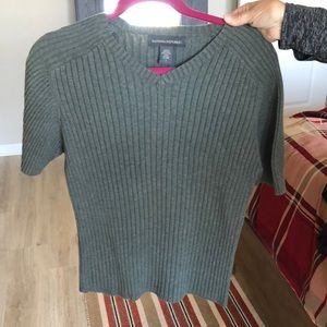 Marshy Green Knit Banana Republic Top